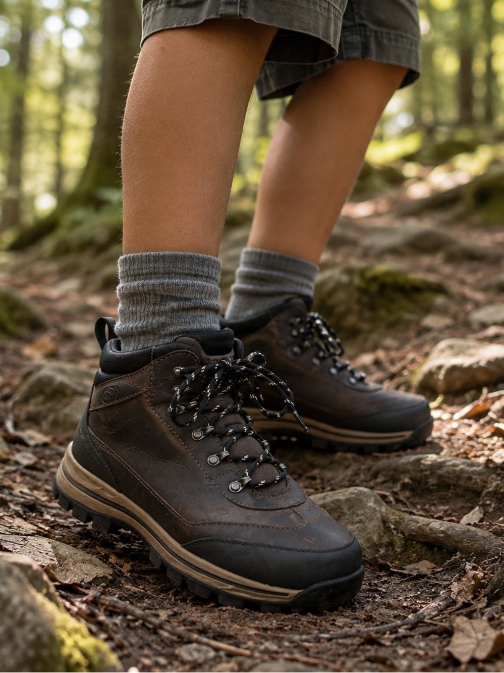 Timberland Brown Kids Outdoor Lace-Up Boots